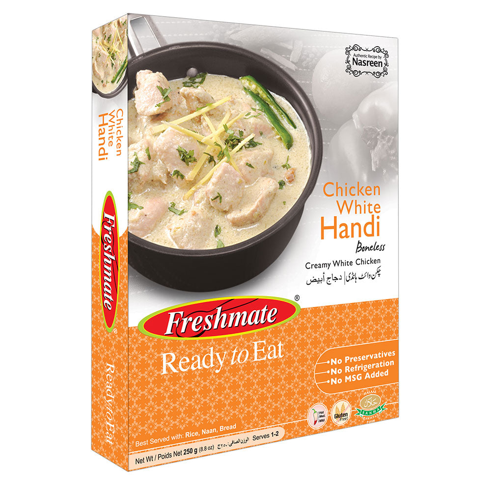 Chicken White Handi 250 gms serves 1-2 persons