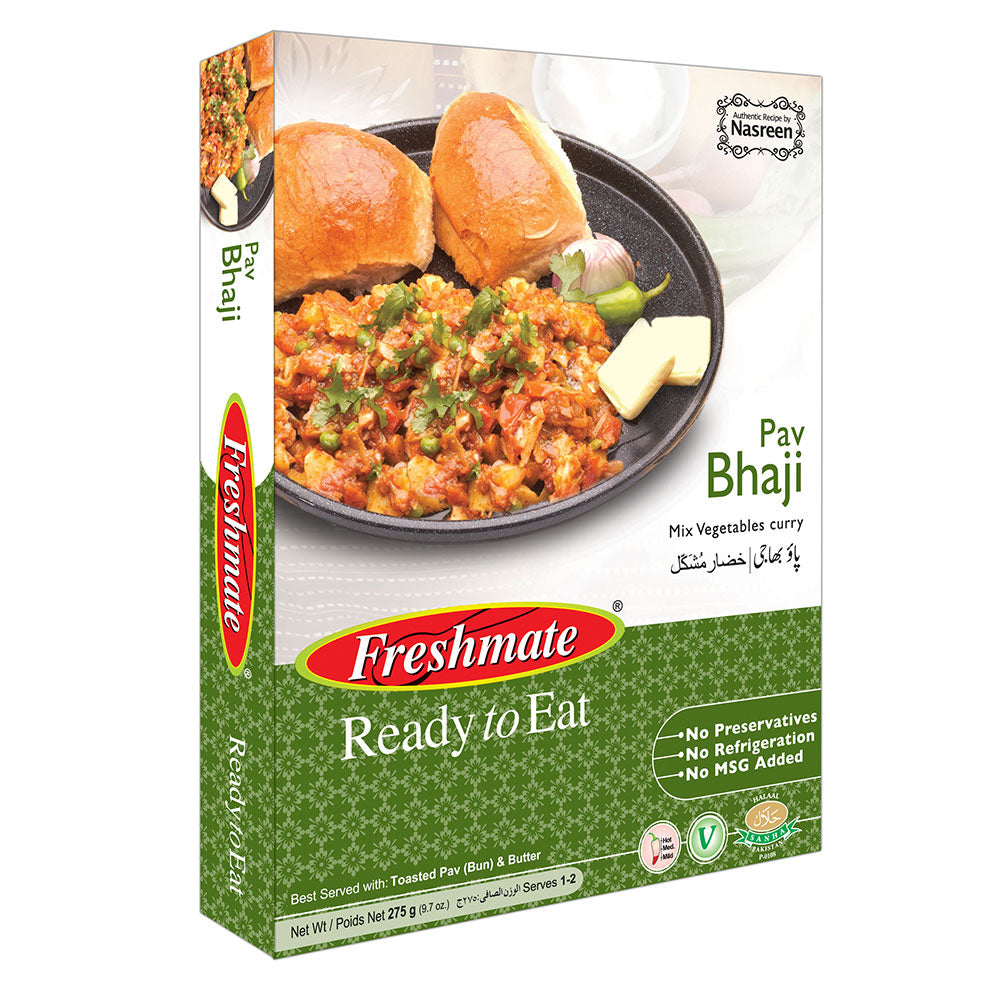 Pav Bhaji 275 gms serves 1-2 persons